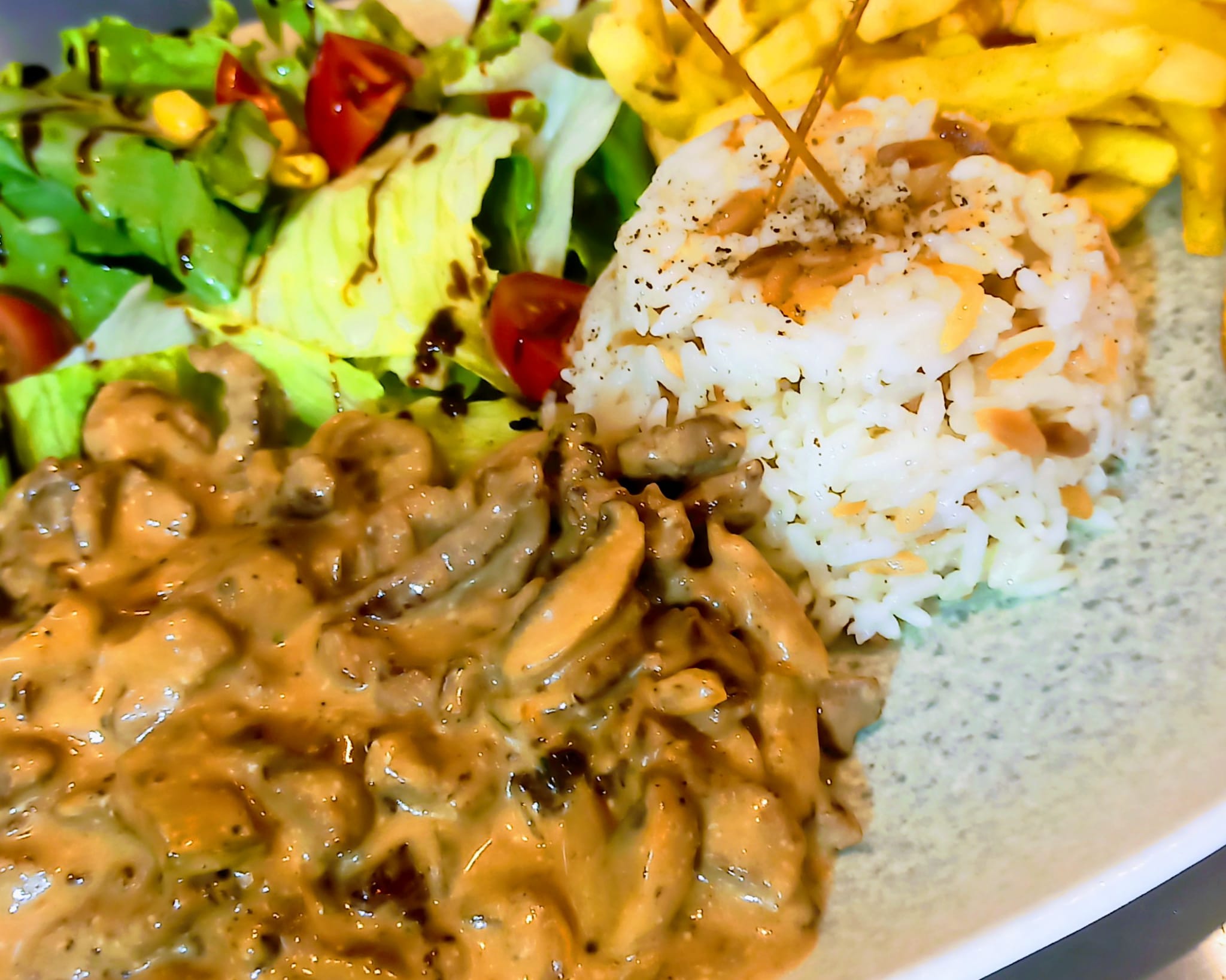 Beef stroganoff 